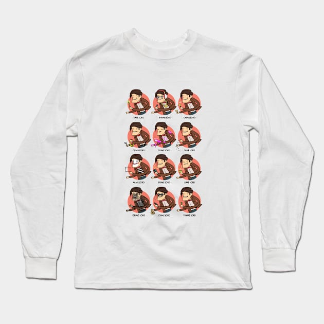 Rhyme Lord Long Sleeve T-Shirt by TrevorDowns